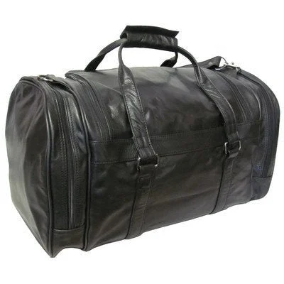 Duffel Bag handmade craft-Amerileather Leather 20 In. "U" Shaped Duffel (Black)