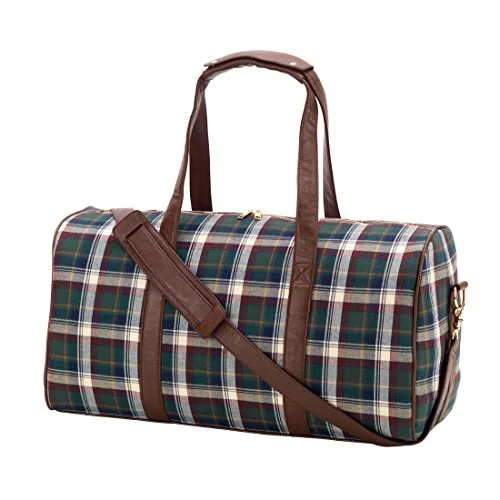 Duffel Bag Turkey blend-Avery Plaid Duffel Carry On Bag - Blank