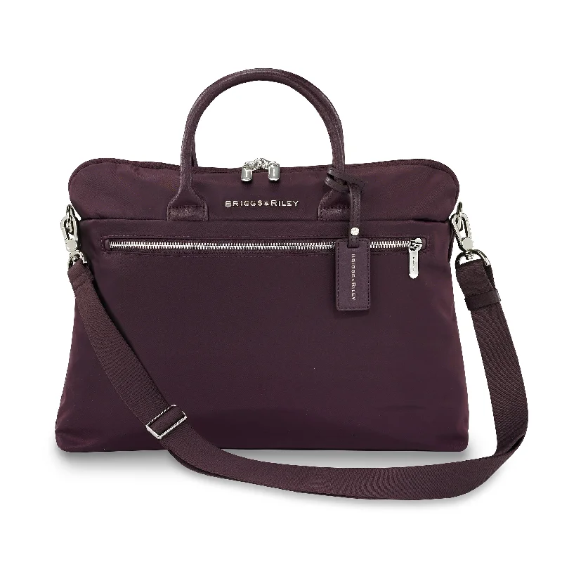 Briefcase with team essentials-Briggs & Riley Women's Slim Briefcase