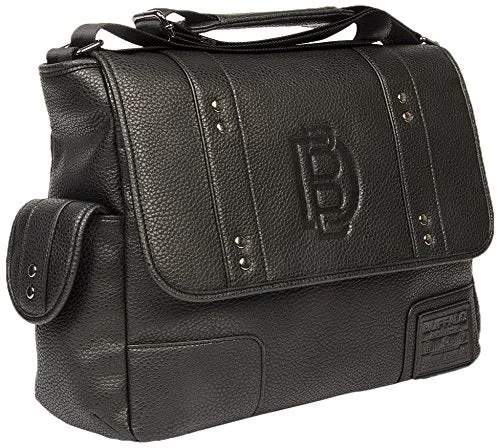 Messenger bag light leather-Buffalo David Bitton Men'S Ian Messenger Bag, Black, One Size