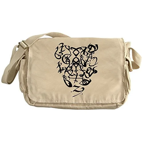 Messenger bag for eco breaks-Cafepress - A Shadowhunter(S) Heart - - Unique Messenger Bag, Canvas Courier Bag