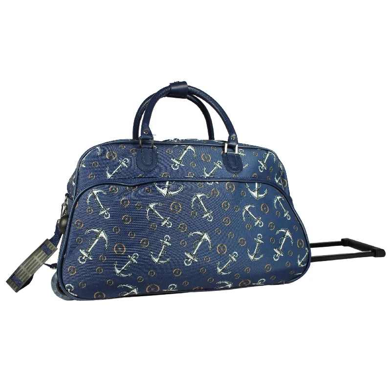 Duffel Bag Dominican-CalBags 21" Rolling Carry-On Duffel Bag - Anchors