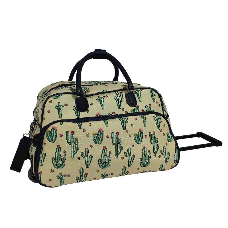 Duffel Bag Trinidad-CalBags 21" Rolling Carry-On Duffel Bag - Cactus