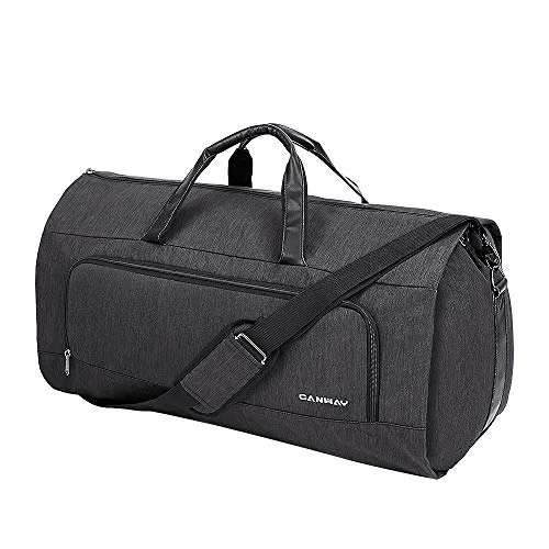 Duffel Bag repair kit-Carry on Garment Bag, 60L Large Travel Duffel Bag with Shoes Compartment Convertible Suit Travel Bag Weekender Bag for Men Women