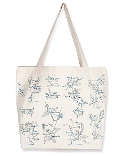 Cognitive Surplus Constellations Scientific Illustration Tote Bag (10 Oz Recycled Cotton)