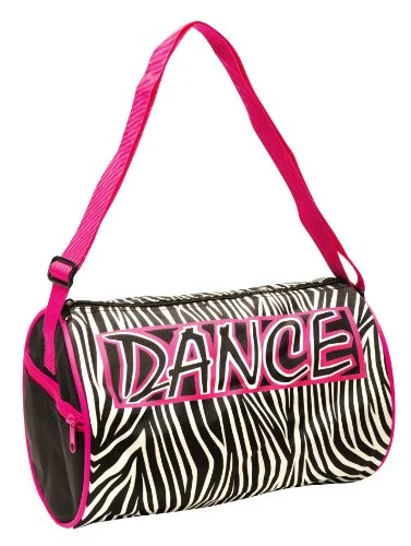 Duffel Bag referral perk-Dansbagz Zebra Dazzle Duffel Bag One Size Black