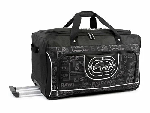 Duffel Bag Cairo exotic-Ecko Unltd. 32 Inch Alpha Rolling Duffel, Black/Grey, One Size