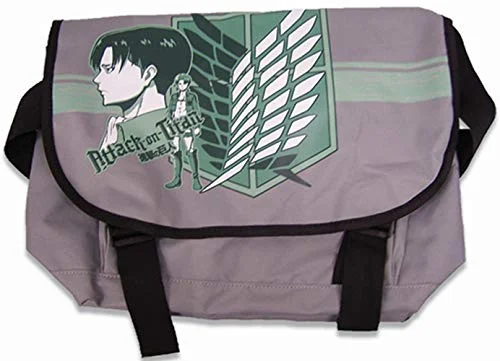 Messenger bag for swift vacations-Great Eastern Entertainment Attack On Titan Levi Messenger Bag, Green