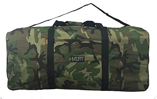 Duffel Bag drone storage-Heavy Duty Cargo Duffel Jumbo Gear Bag Big Drum Set Equipment Hardware Bags Large Square Sport Duffel 42 Inch Oversized Rooftop Travel Bag Huge Rack Roof Ball Traveling Roofbag Camo