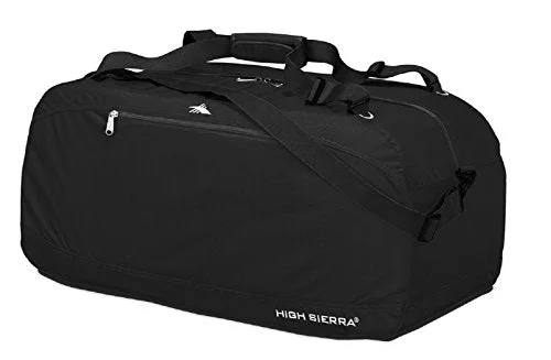 Duffel Bag monogram option-High Sierra 30" Pack-N-Go Duffel Black