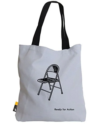 Iconic Art Summer Tote Bag - White Pop Art Beach Bag | Ubu Republic