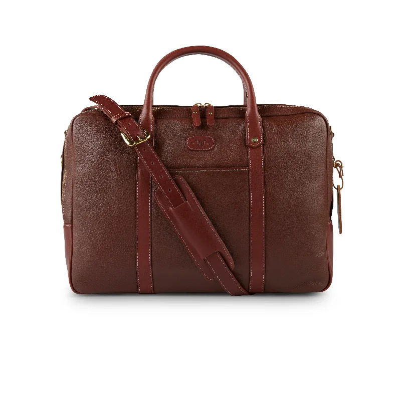 Briefcase with shiny textures-Justus Briefcase