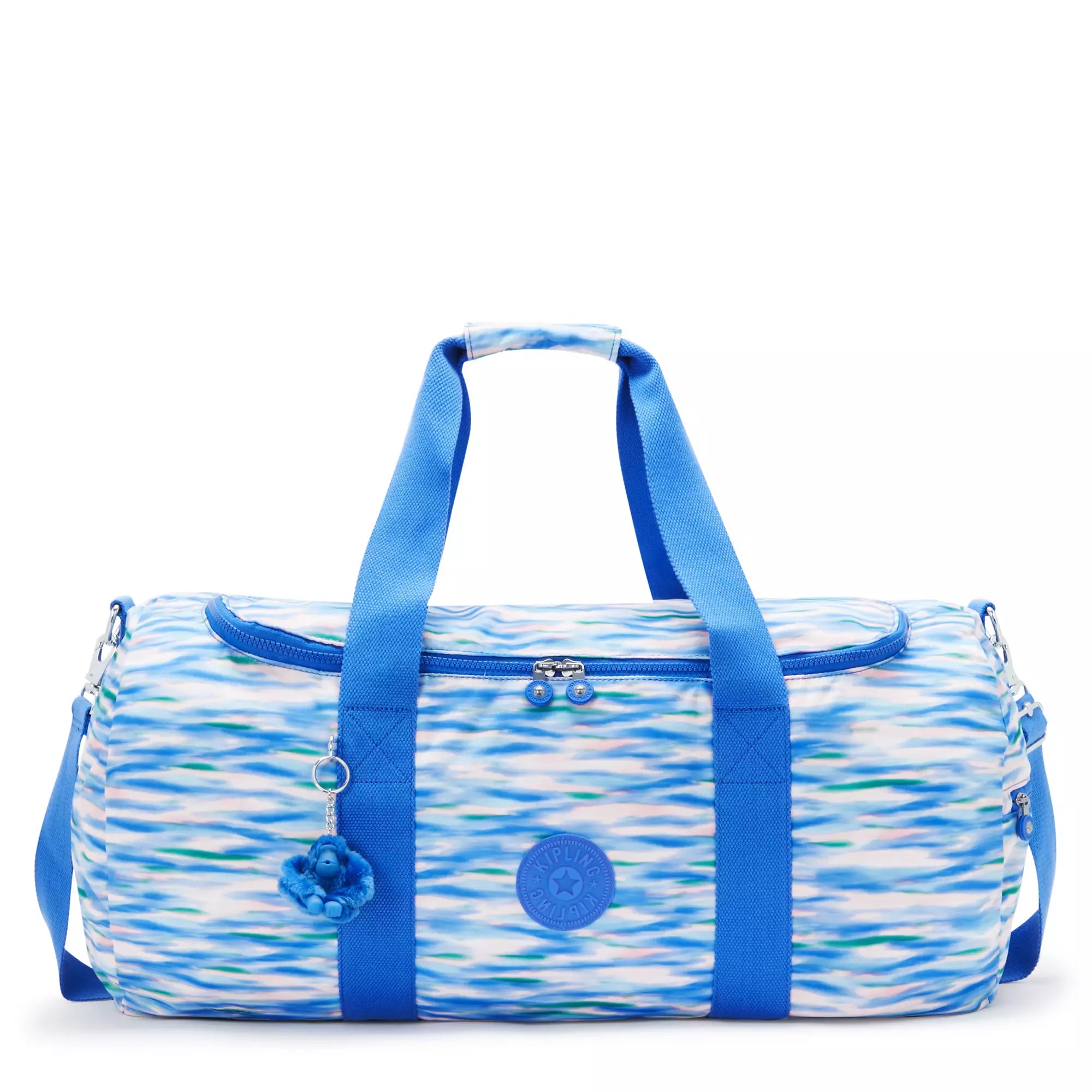 Kipling Argus Medium Printed Duffle Bag - Diluted Blue