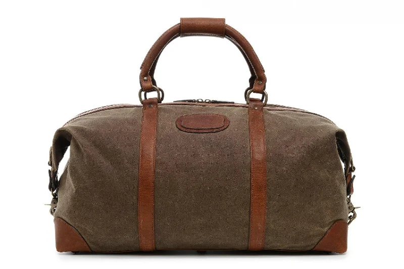 Korchmar Lux Twain 22" Waxed Canvas Weekender