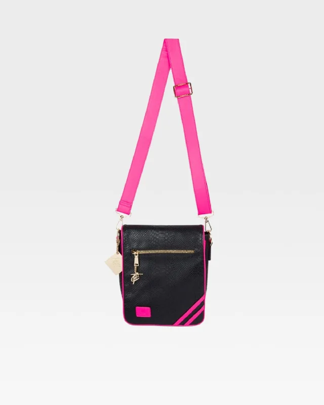 Messenger bag compact design-Sport Mini Messenger Bag in Neon Pink