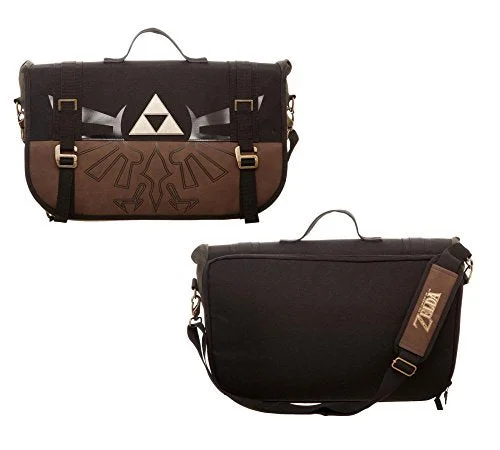 Messenger bag with added storage-Nintendo Zelda Messenger Bag