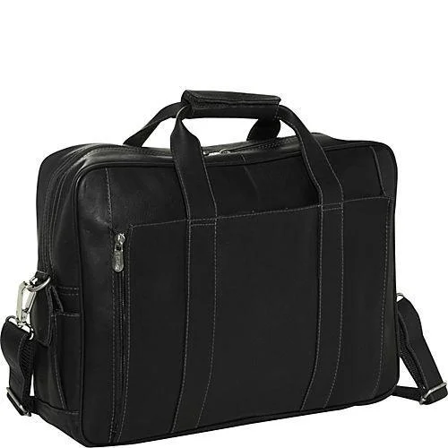 Briefcase with light hues-Piel Leather Computer Briefcase