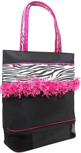 Sassi Design Zebra Print Medium Tote