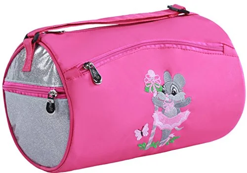 Duffel Bag Carolina coast-Sassi Designs Ballerina Mice Small Roll Duffel Size: Small 7" X 12"