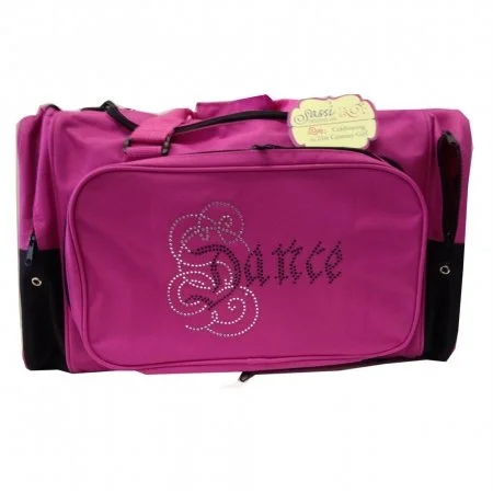 Duffel Bag Mississippi-Sassi Designs Calligraphy Bling Dance Duffel Bag - Pink