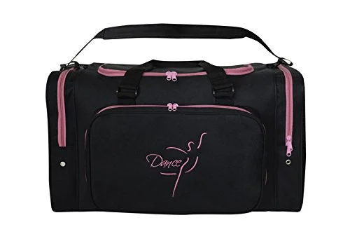 Duffel Bag Michigan lake-Sassi Designs Classy Dancer 22" Black Duffel Bag