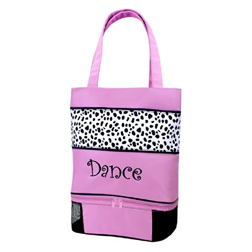 Sassi Designs Dalmatian Dance Small Tote Size: Small 12" X 11" X 4"