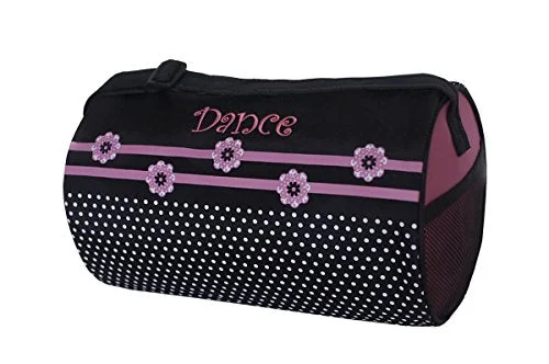 Duffel Bag Ohio pride-Sassi Designs Flower Dot Small Roll Duffel Bag Size: Small 7" X 12"