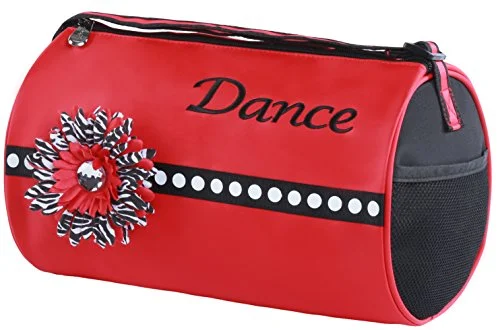 Duffel Bag Maryland bay-Sassi Designs Scarlet Small Roll Duffel Size: Small 7" X 12"