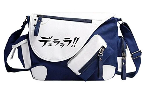 Messenger bag trendy stitching-Siawasey Durarara!! Anime Cosplay Handbag Messenger Bag Backpack Shoulder Bag