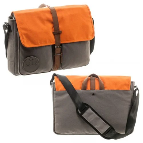 Messenger bag with strong leather-Star Wars Rebel Alliance Canvas Messenger Bag