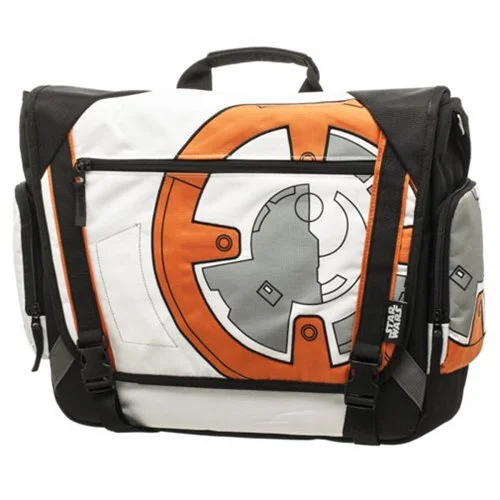 Messenger bag for luxury jaunts-Star Wars Tfa Bb-8 Inspired Messenger Bag