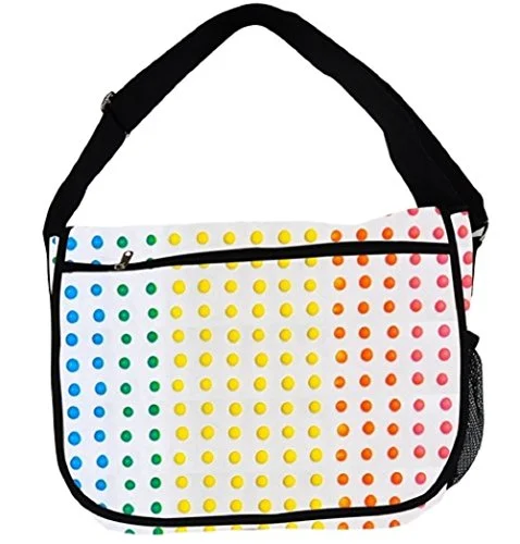 Messenger bag foldable design-Sweets-A-Riffic Candy Messenger Bag (Button Candy)