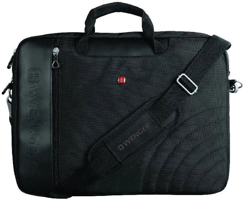 Briefcase with airy meshes-Swiss Gear Ballistic Slipcase With Shoulder Strap - 17.3 Inches