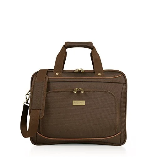 Briefcase with snow essentials-Tommy Bahama Harbor Elua 16 Inch Briefcase, Brown, One Size