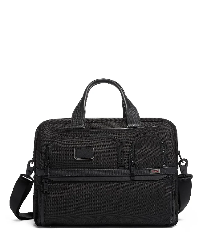 Briefcase for university staff-Tumi Alpha Expandable Organizer Laptop Brief