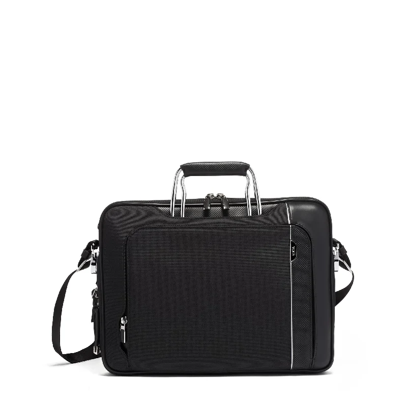 Briefcase with vintage vibes-Tumi Arrivé Hannover Slim Brief