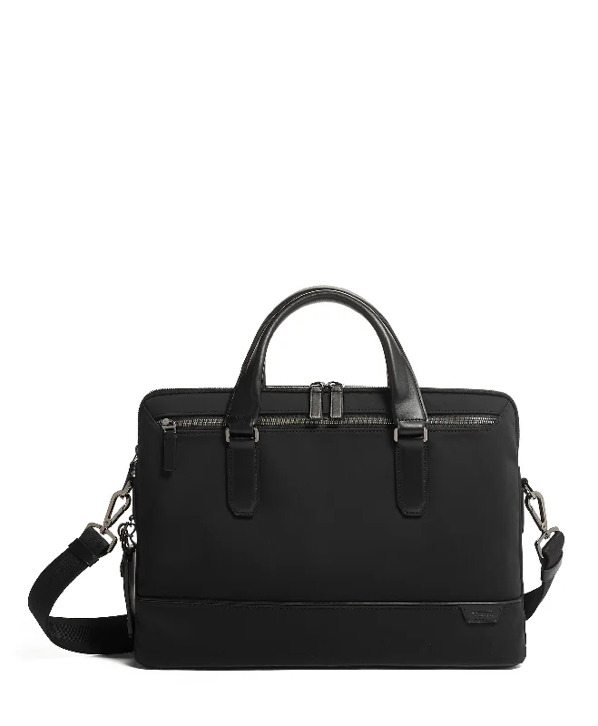 Briefcase with premium styles-Tumi Harrison Sycamore Slim Brief