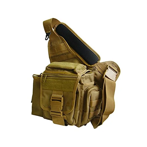 Messenger bag for eco vacations-Utg Multi-Functional Tactical Messenger Bag, Dark Earth