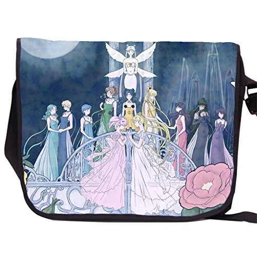 Messenger bag for budget vacations-Yoyoshome Anime Sailor Moon Cosplay Handbag Messenger Bag Backpack Shoulder Bag