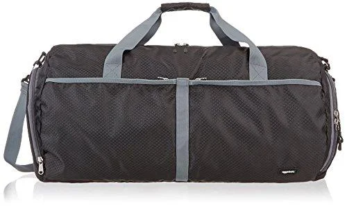 Duffel Bag sailing pack-Amazonbasics Packable Travel Duffel, 23-Inch, Black