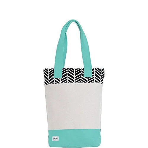 Ame & Lulu B.Y.O.B Wine Tote (Black Shutters)