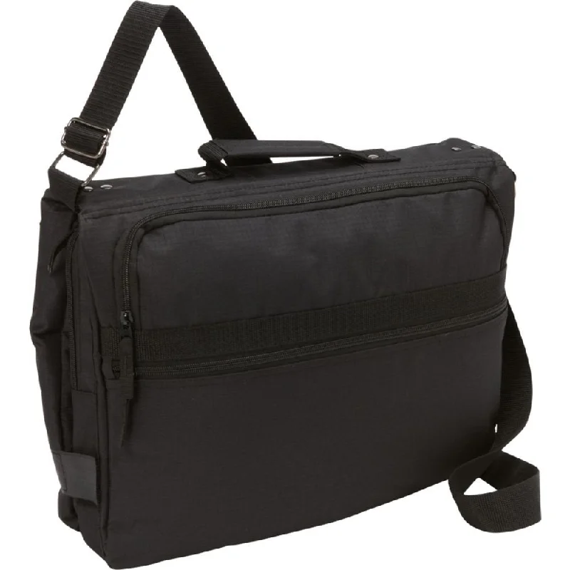 Messenger bag portable carry-Bellino Reversible Messenger, Black