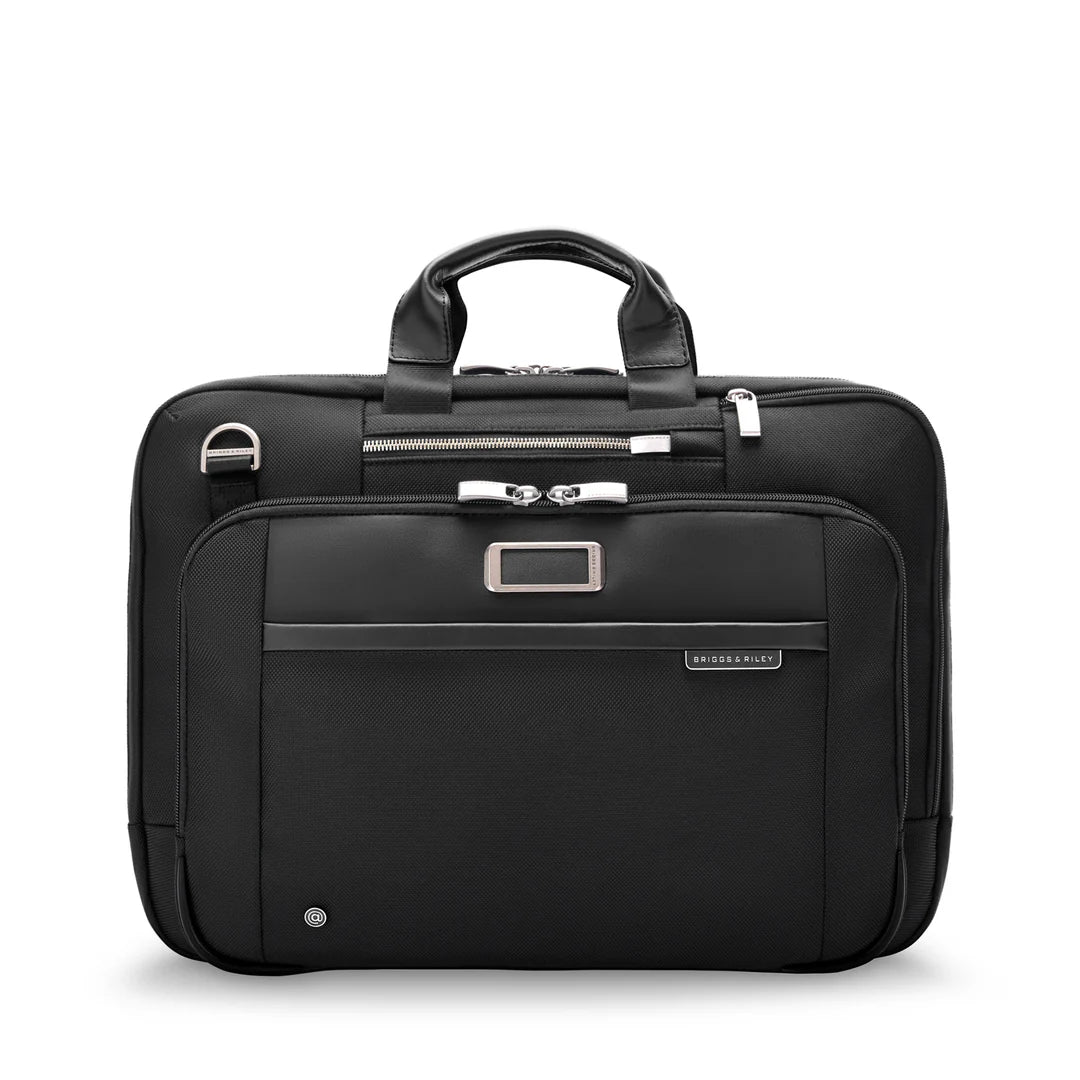 Briefcase for fieldwork-Briggs & Riley @WORK Large Expandable Briefcase with RFID Pocket KB535X