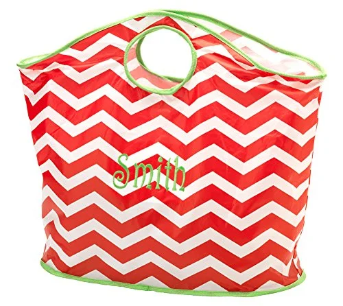 Chevron Fun Tote, Red