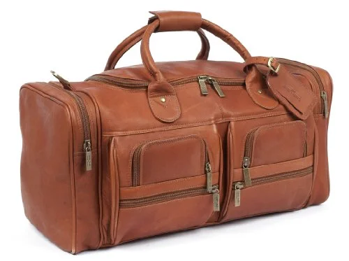 Duffel Bag business trip-Claire Chase Executive Sport Duffel, Saddle, One Size