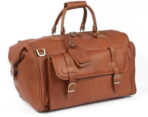 Duffel Bag client meeting-Claire Chase Millionaire Duffel, Saddle, One Size