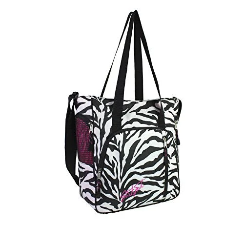 Eastsport Everyday Multi-Function Tote, Gym Bag (Zebra Print)