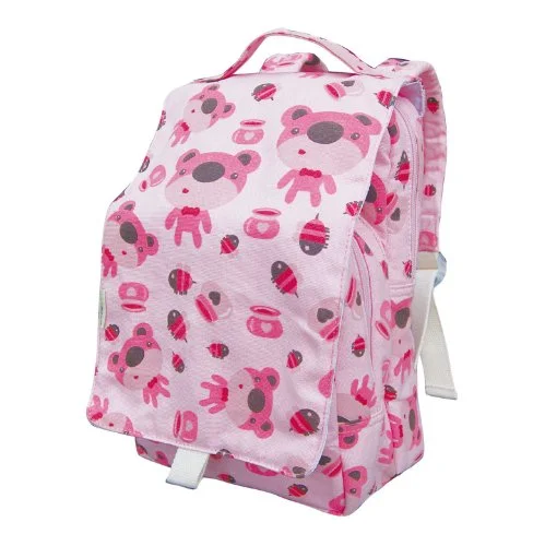 Ecogear Ecozoo Dually Bear Print Lunch Tote, Pink, One Size