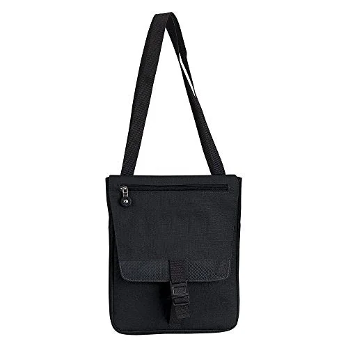 Messenger bag for casual use-Goodhope Bags E-Reader Ipad Messenger- Black