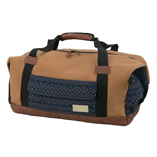 Duffel Bag USB charging-Hex Stinson Relay Duffel (Tan/Navy - Hx1842-Tnnv)